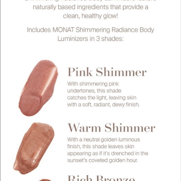 New/Unopened MONAT Shimmering Radiance Body Luminizer - Picture 4 of 4